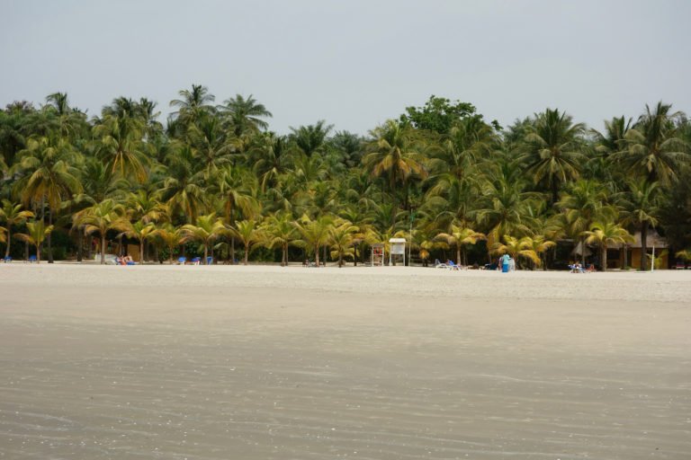 Paradise beach in Cap Skirring, Casamance, Senegal